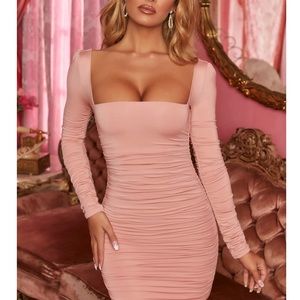 Brand New Oh Polly Pink Mini Dress Size 4